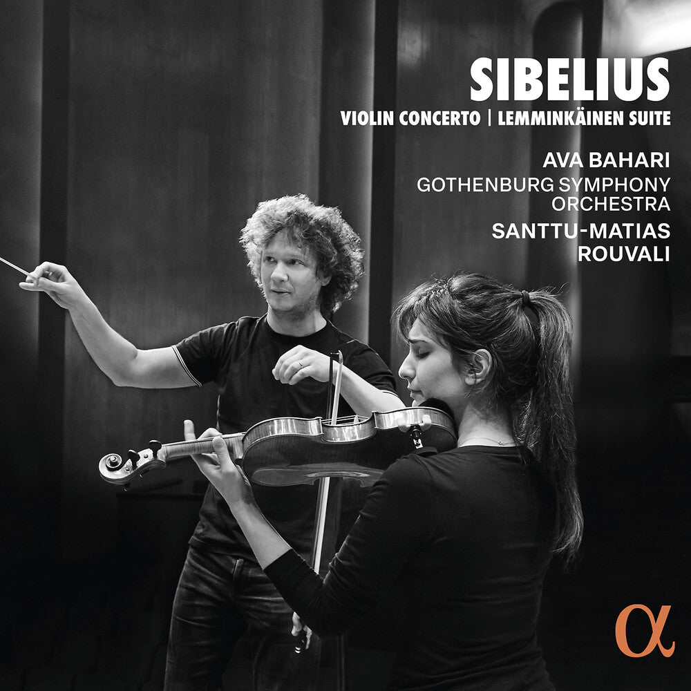 the album cover for Ava Bahari - Sibelius: Violin Con Lemminkainen Suite