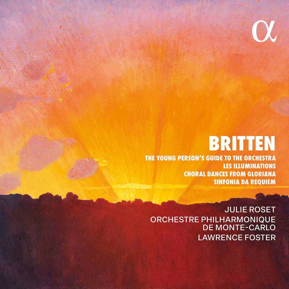 the album cover for Julie Roset - Britten