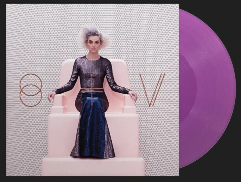 the album cover for St. Vincent - St. Vincent (10th Anniversary) [Indie Exclusive Purple]