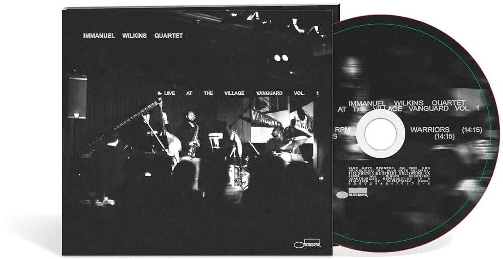 the album cover for Immanuel Wilkins - Immanuel Wilkins Quartet: Live At The Village