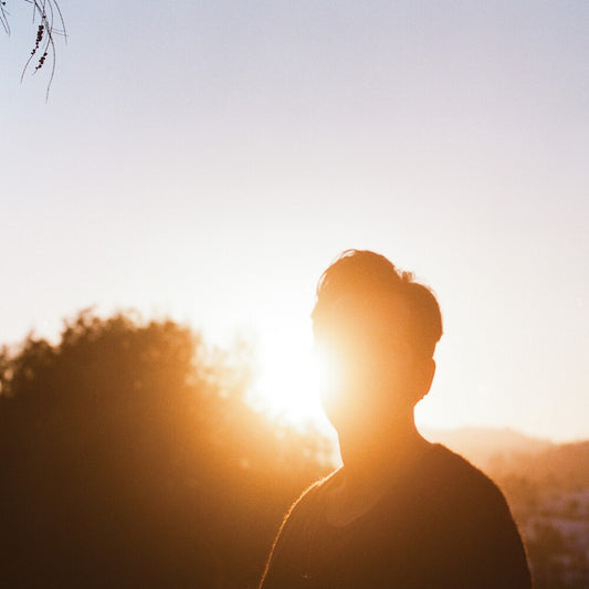 the album cover for Hrishikesh Hirway - In The Last Hour Of Light