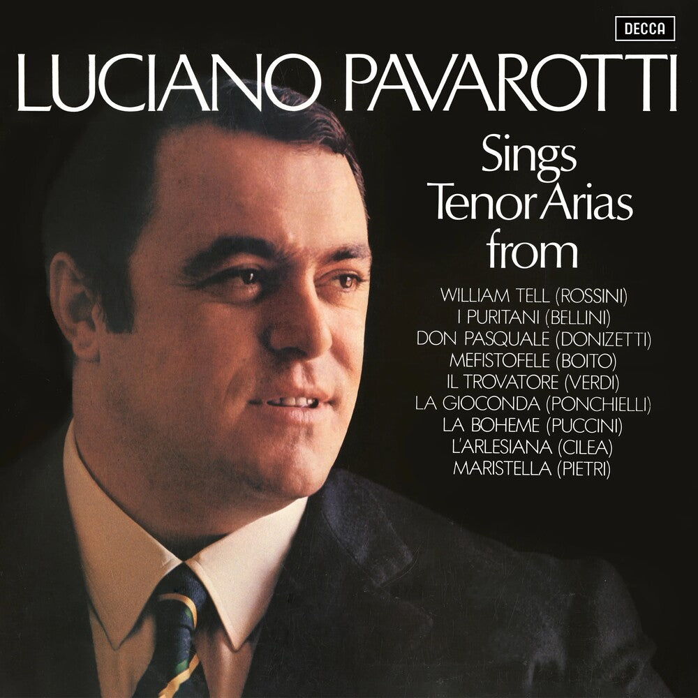 the album cover for Luciano Pavarotti - Sings Tenor Arias From Italian Opera