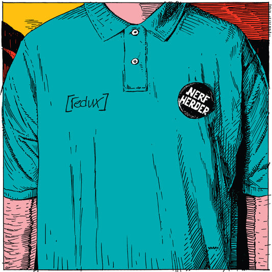 the album cover for Nerf Herder - Nerf Herder [redux] 30th Anniversary Orange Vinyl