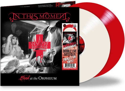 the album cover for In This Moment - Blood At The Orpheum-Live [Colored Vinyl] (Gate) [Limited Edition]