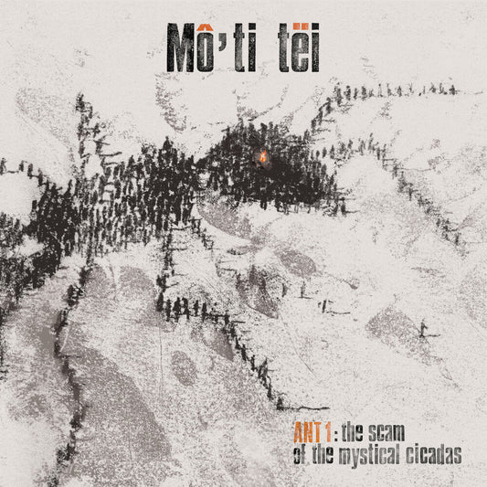 the album cover for Moti Tei - Ant1:The Scam Of The Mythical Cicadas