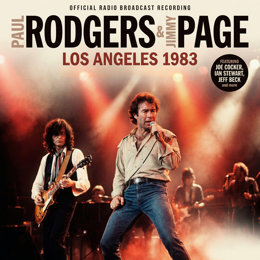 the album cover for Paul Rodgers  / Page,Jimmy - Los Angeles 1983
