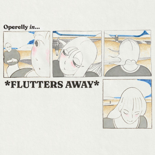 the album cover for Operelly - Flutters Away / Handwriting Practice No. 1
