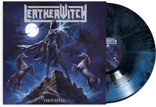 the album cover for Leatherwitch - First Spell - Marble [Colored Vinyl] [Limited Edition]