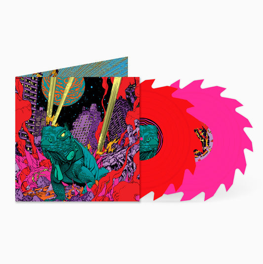 the album cover for King Gizzard And The Lizard Wizard - Petrodragonic Apocalypse Live [Colored Vinyl] (Gate) (Pnk)