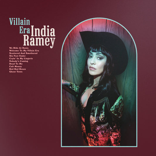 the album cover for India Ramey - Villain Era
