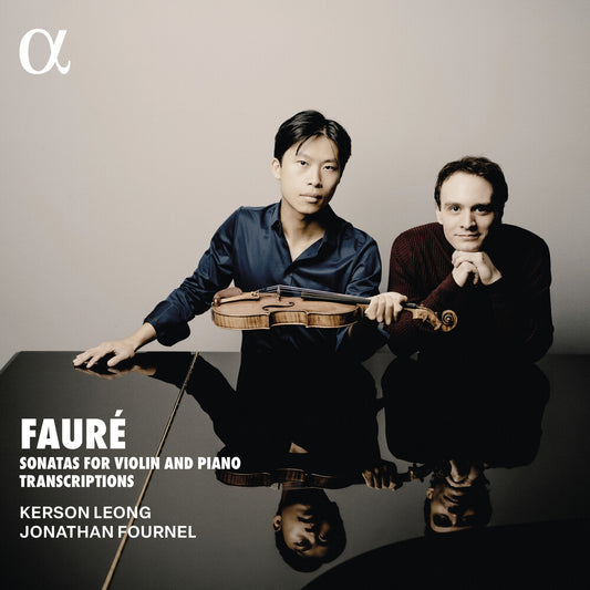the album cover for Kerson Leong - Faure: Sons For Vn & Pno Transcriptions