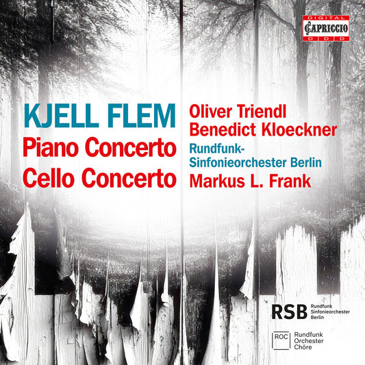 the album cover for Oliver Triendl - Kjell Flem: Pno Concerto; Cello Concerto