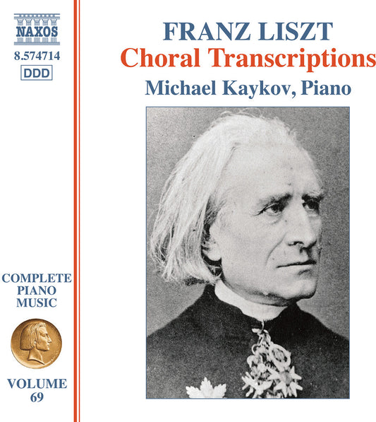 the album cover for Michael Kaykov - Liszt: Complete Pno Music Vol. 69