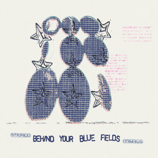 the album cover for Laughing Chimes - Behind Your Blue Fields