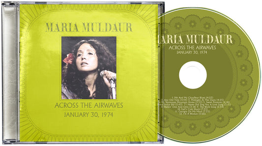 the album cover for Maria Muldaur - Across The Airwaves
