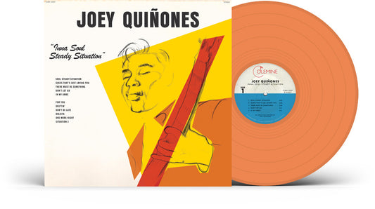 the album cover for Joey Quinones - Inna Soul Steady Situation - Orange [Colored Vinyl] (Org)