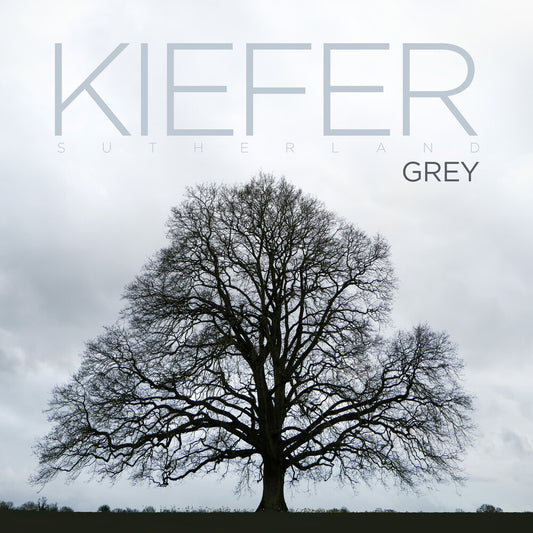 the album cover for Kiefer Sutherland - Grey