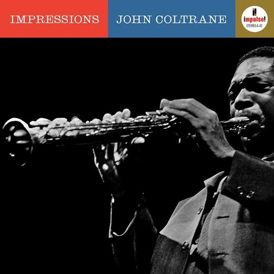 the album cover for John Coltrane - Impressions (Verve Acoustic Sounds Series) [180 Gram]