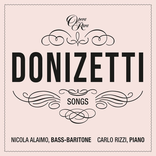 the album cover for Nicola Alaimo - Donizetti Songs: Vol. 8