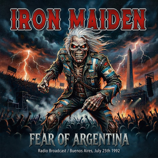 the album cover for Iron Maiden - Fear Of Argentina