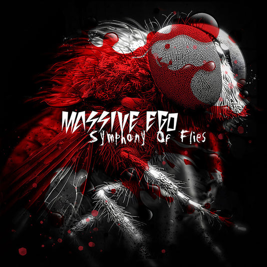 the album cover for Massive Ego - Symphony Of Flies