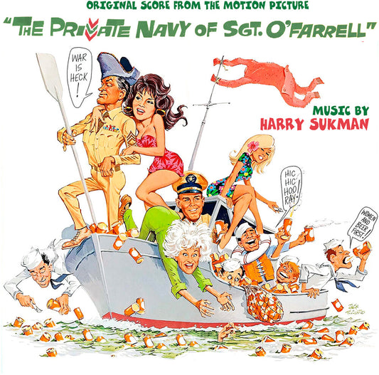 the album cover for Harry Sukman - Private Navy Of Sgt O'farrell / O.S.T.