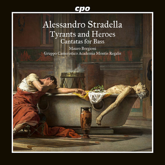 the album cover for Mauro Borgioni - Bass Cantatas & Arias