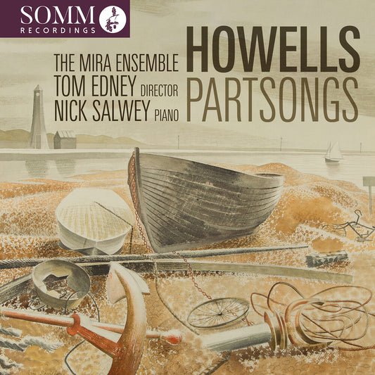 the album cover for Nick Salwey - Herbert Howells: Partsongs