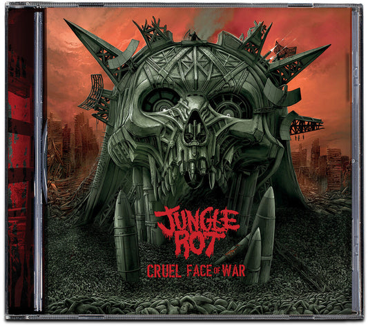 the album cover for Jungle Rot - Cruel Face Of War (Jewl)