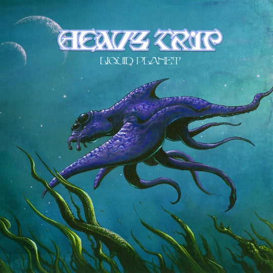 the album cover for Heavy Trip - Liquid Planet