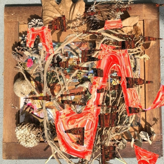 the album cover for Merzbow - Tsubute Mosaic