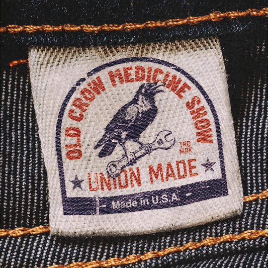 the album cover for Old Crow Medicine Show - Union Made [Indie Exclusive] (Blue) [Clear Vinyl] [Indie Exclusive]