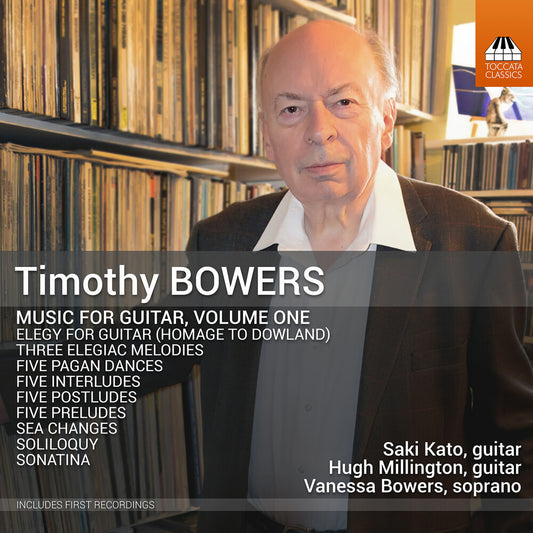 the album cover for Miyabi Duo - Timothy Bowers: Guitar Music Vol. 1