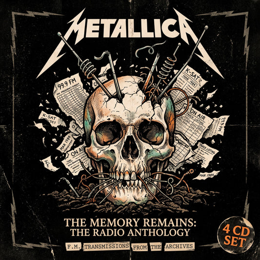 the album cover for Metallica - Memory Remains - The Radio Anthology (Box)
