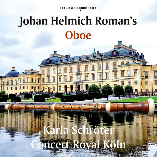 the album cover for Karla Schroter - Johan Helmich Roman's Oboe
