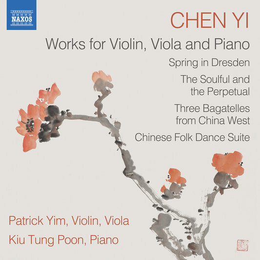 the album cover for Patrick Yim - Chen Yi: Works For Violin Viola & Piano
