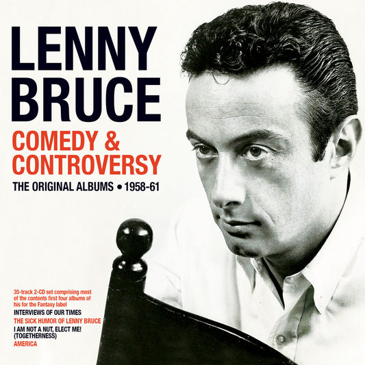 the album cover for Lenny Bruce - Comedy & Controversy: Original Albums 1958-61