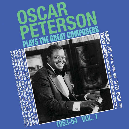 the album cover for Oscar Peterson - Oscar Peterson Plays Great Composers 1953-54 Vol 1