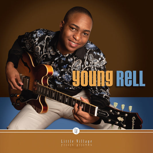 the album cover for Harrell Davenport  'young Rell' - Young Rell