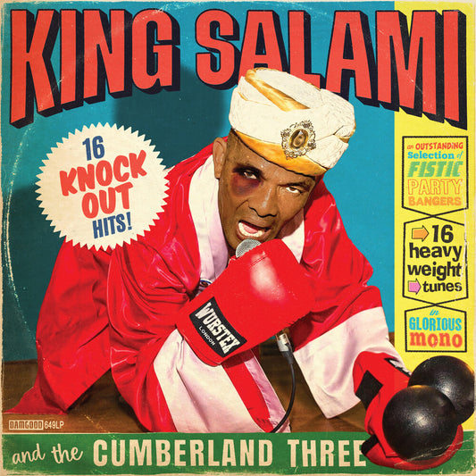 the album cover for King Salami & The Cumberland Three - 16 Knockout Hits!