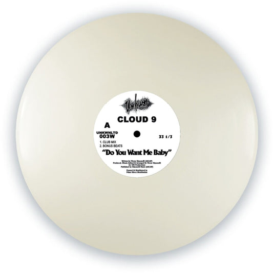 the album cover for Cloud 9 - Do You Want Me Baby [Colored Vinyl] (Wht)