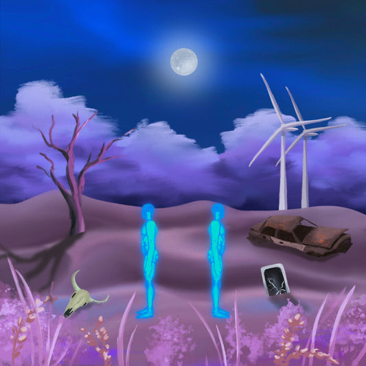 the album cover for Iris Temple - Ghosts Of The Future