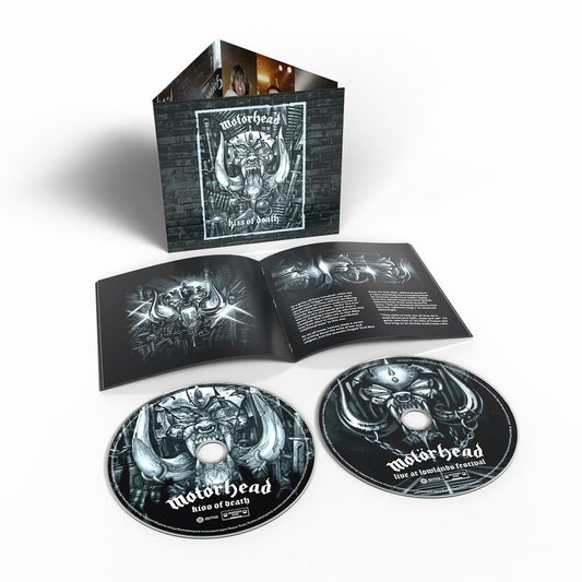 the album cover for Motorhead - Kiss of Death (20th Anniversary Edition) (2cd)