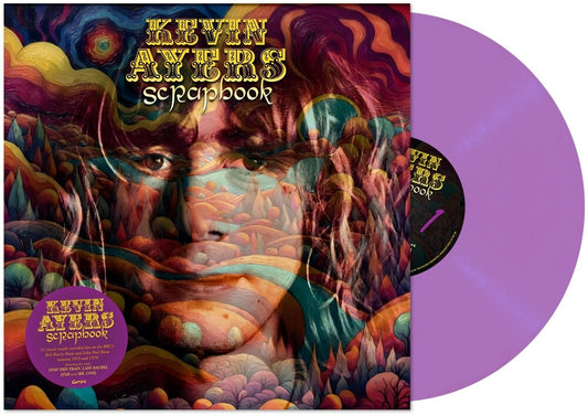 the album cover for Kevin Ayers - Scrapbook (liliac Vinyl)