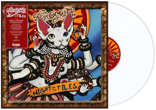 the album cover for Aerosmith - [Night On The Tiles [Indie Exclusive] [Colored Vinyl] [Limited Edition] [Indie Exclusive]