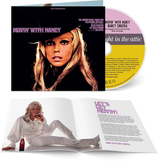 the album cover for Nancy Sinatra - Movin With Nancy