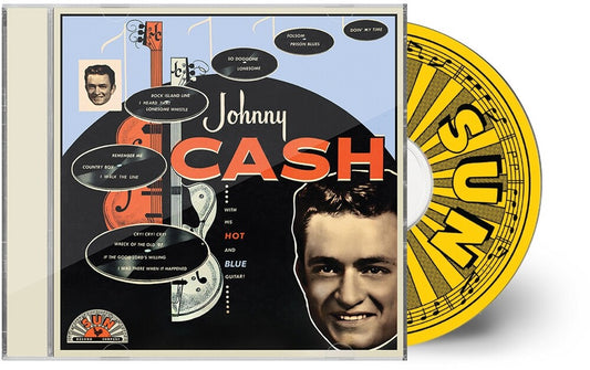 the album cover for Johnny Cash - With His Hot & Blue Guitar (Aniv) [Remastered]