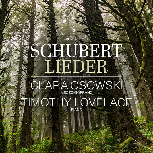 the album cover for Clara / Timothy Lovelace Osowski - Franz Schubert: Lieder