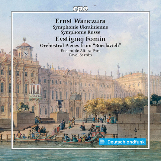 the album cover for Ensemble Altera Pars / Pavel Serbin / Ernst Wanczura - Symphonie Ukrainiennes / Symphonie Russe / Evstignej Fomin: Orchestral Pieces From Boeslavich