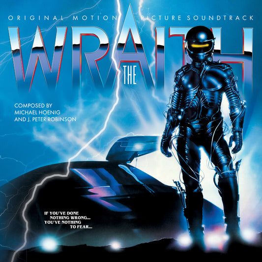 the album cover for Hoenig, Michael / Robinson, J Peter - The Wraith (Original Soundtrack)